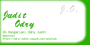 judit odry business card